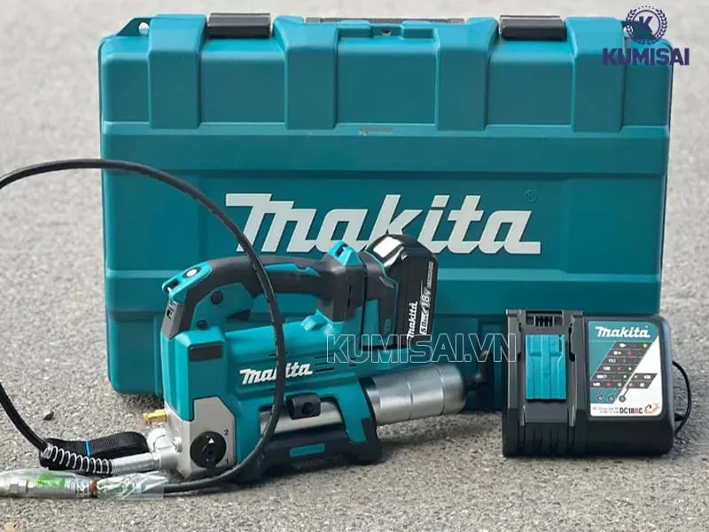 Đánh giá máy bơm mỡ dùng pin Makita DGP180RT 18V