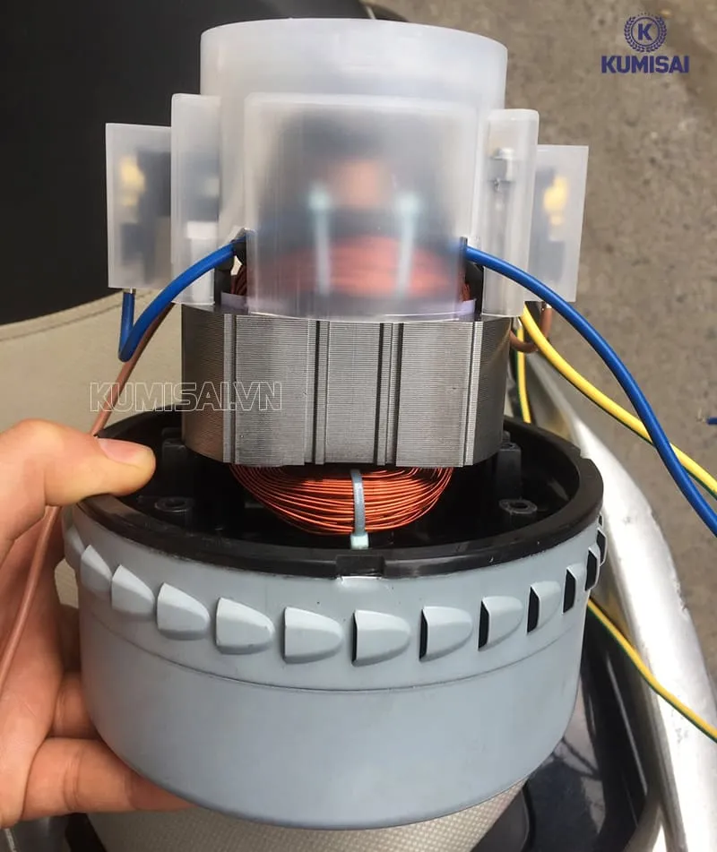 Motor lõi đồng 100% cho độ bền vượt trội Motor lõi đồng 100% cho độ bền vượt trội