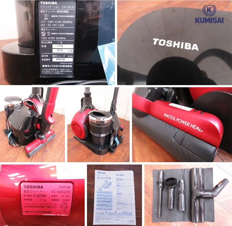 Máy hút bụi Toshiba nhỏ gọn, dễ di chuyển Máy hút bụi Toshiba nhỏ gọn, dễ di chuyển