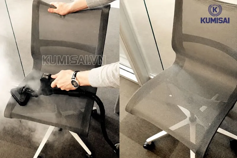 Cách giặt ghế làm việc loại xoay vải lưới không làm hư hỏng chất liệu