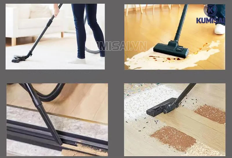 Thiết kế các đầu hút bụi 