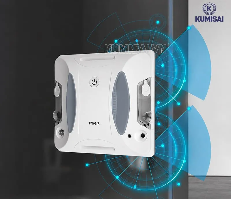 Cách thức hoạt động của robot vệ sinh cửa kính Cách thức hoạt động của robot vệ sinh cửa kính