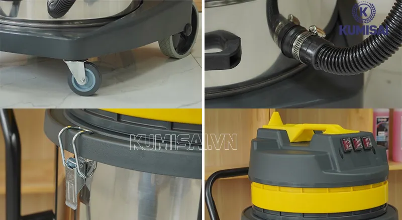 Kết cấu máy hút bụi Palada PD 80-3