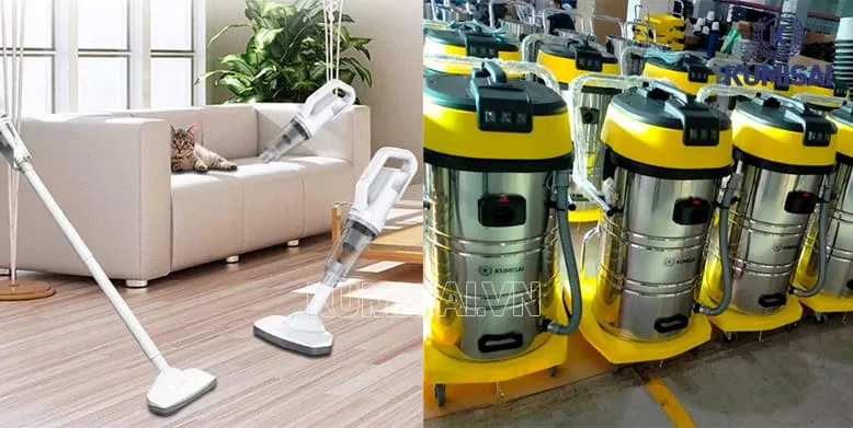 Điểm khác nhau giữa mã HS máy hút bụi gia dụng và công nghiệp