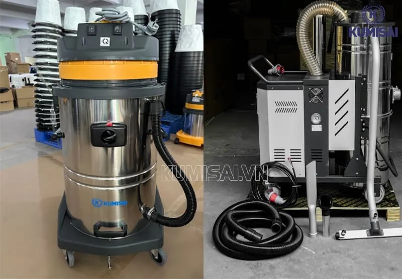 Thiết bị hút bụi loại 1 pha và 3 pha Thiết bị hút bụi loại 1 pha và 3 pha
