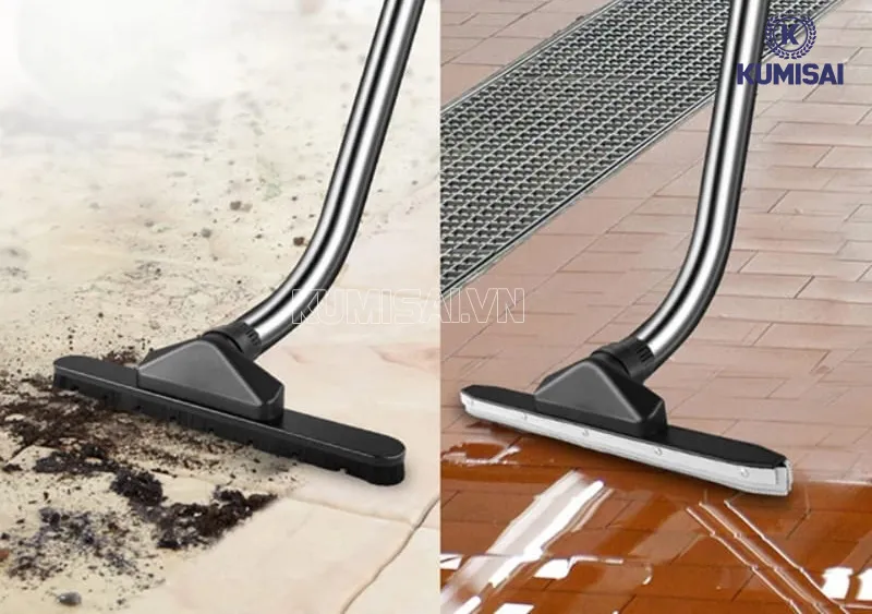 Chú ý việc lựa chọn đầu hút làm sạch sàn phù hợp Chú ý việc lựa chọn đầu hút làm sạch sàn phù hợp