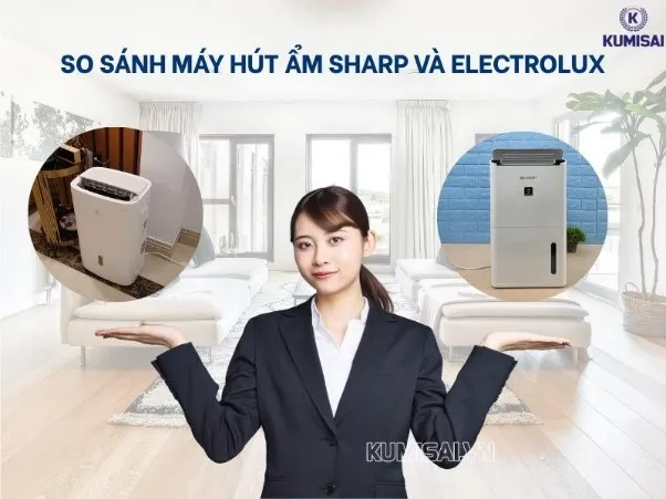 So sánh máy hút ẩm Sharp và Electrolux: Đâu là lựa chọn tốt?