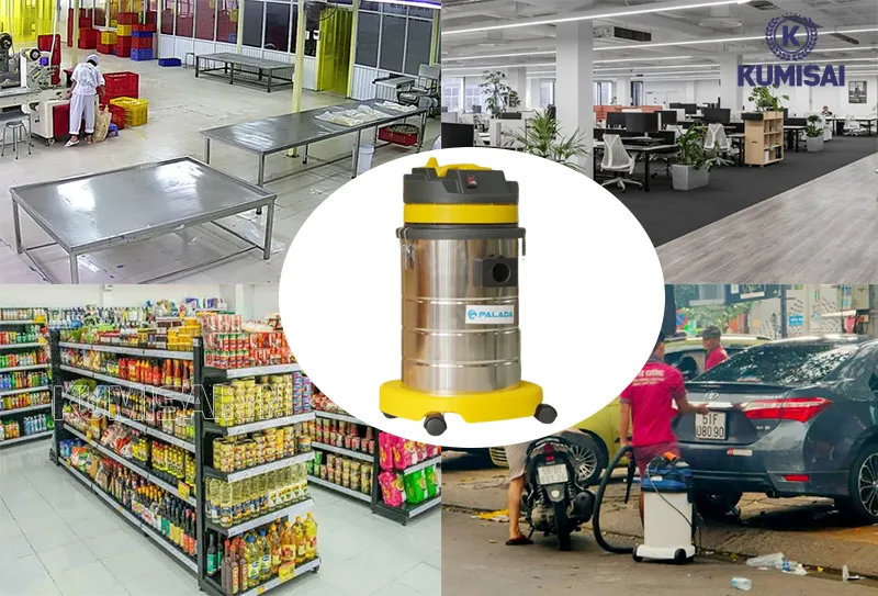 Phạm vi sử dụng máy hút bụi Palada PD40A