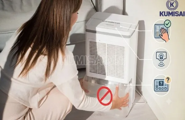 Máy hút ẩm không ra nước – Nguyên nhân và cách khắc phục