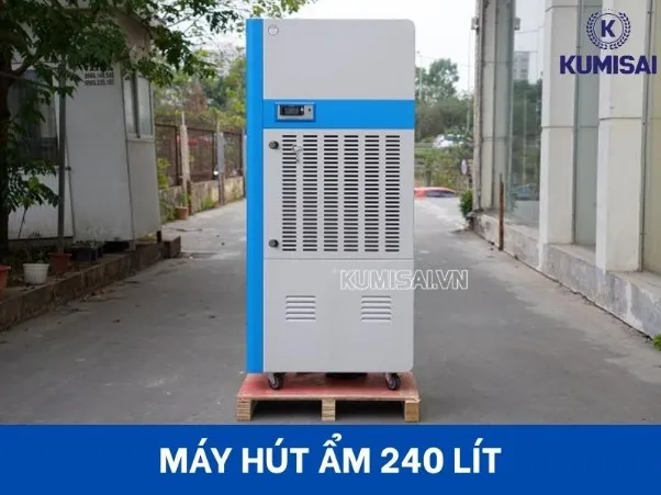 Máy hút ẩm 240L: Công suất lớn, xử lý ẩm tốt, bảo vệ hàng hóa