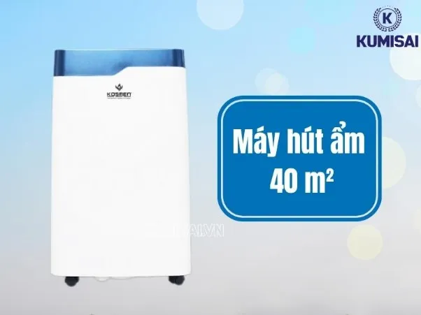 Máy hút ẩm 40 m²: Chống nồm ẩm, lọc không khí, sấy quần áo