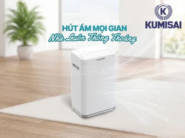 Máy hút ẩm Sunhouse: Các dòng phổ biến, giá bán, cách dùng