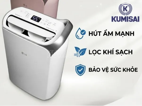 Máy hút ẩm LG có tốt không? Review các dòng máy đáng mua
