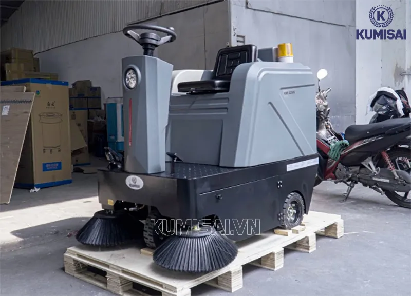 Cách sử dụng xe quét rác Kumisai KMS 1250E - pin litium