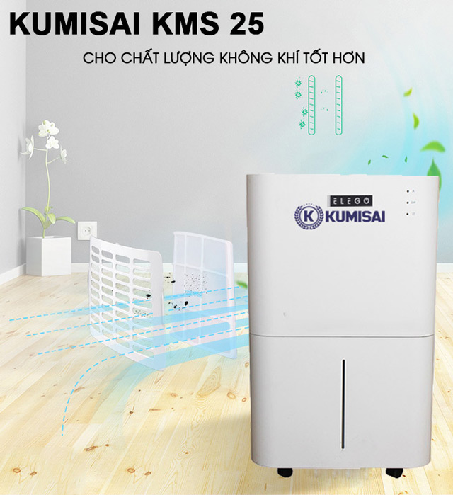 Lợi ích khi sử dụng máy hút ẩm Kumisai KMS 25