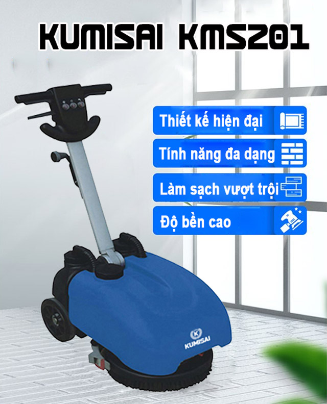 Sản phẩm máy chà sàn liên hợp Kumisai KMS K201