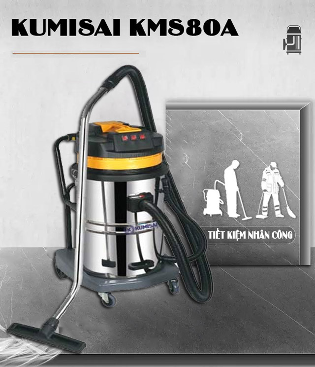 Sản phẩm máy hút bụi Kumisai KMS-80A