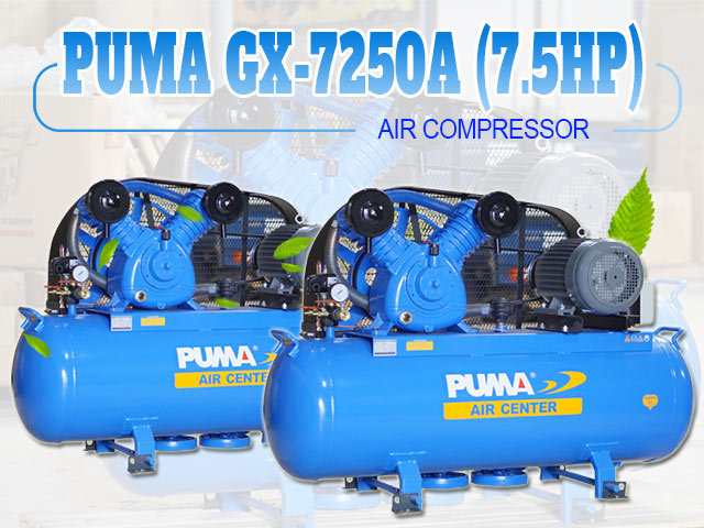 Máy nén khí PUMA GX-7250A (7.5HP) thu hút sự quan tâm của người dùng