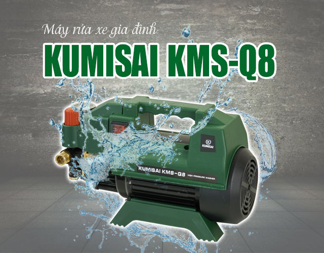 Máy rửa xe gia đình Kumisai KMS-Q8 ( Có chỉnh áp)