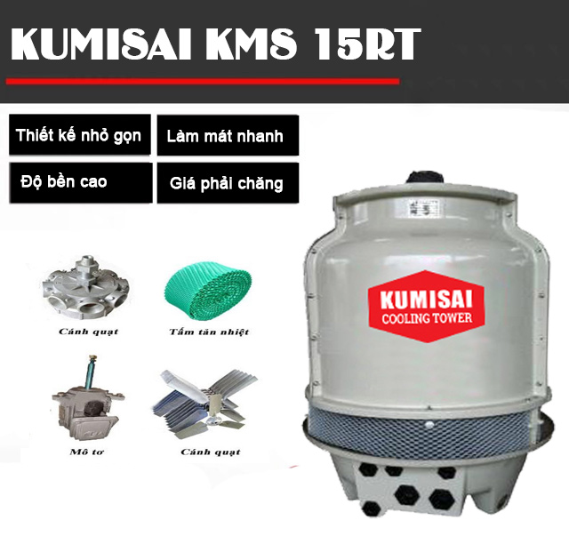 Tháp giải nhiệt Kumisai KMS 15RT