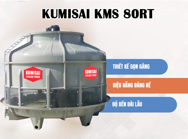 Sản phẩm tháp giải nhiệt Kumisai KMS 80RT