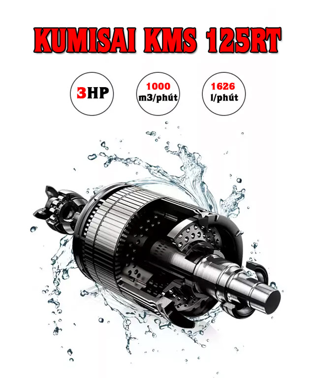 Kumisai KMS 125RT - Động cơ bền bỉ, hiệu suất làm mát cao