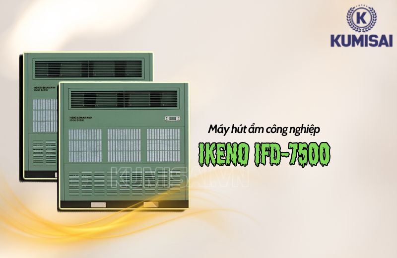 Hình ảnh máy hút ẩm công nghiệp Ikeno IFD-7500 Hình ảnh máy hút ẩm công nghiệp Ikeno IFD-7500
