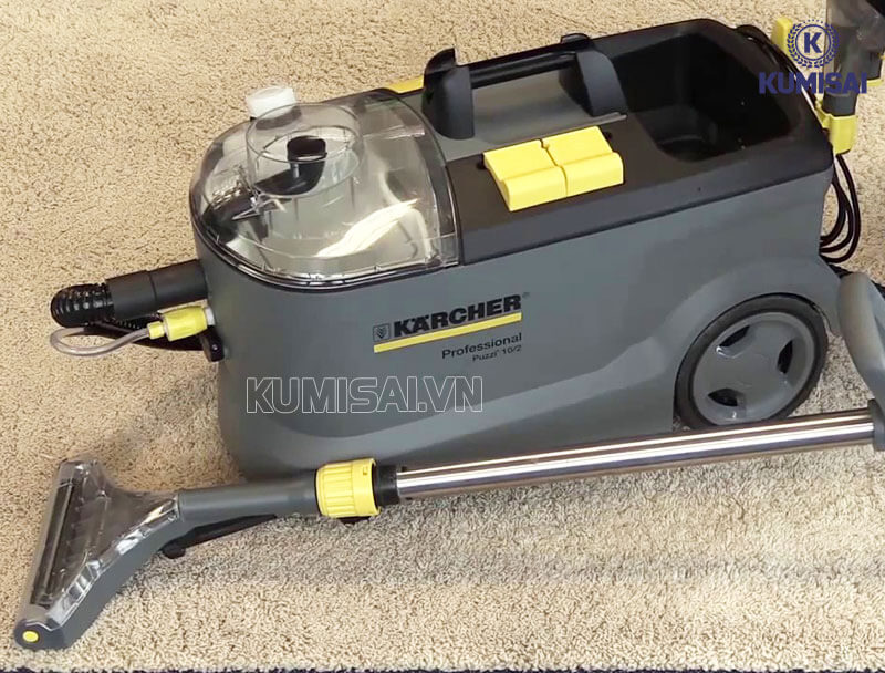 Karcher Puzzi 10/2 Adv với 2 ngăn chứa tiện dụng 