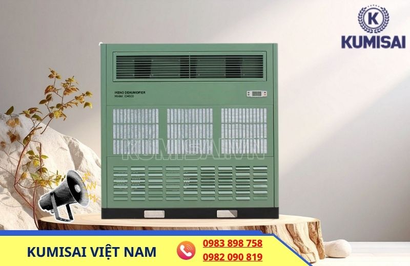 Máy hút ẩm công nghiệp IKENO ID-4500 tại Kumisai là chính hãng