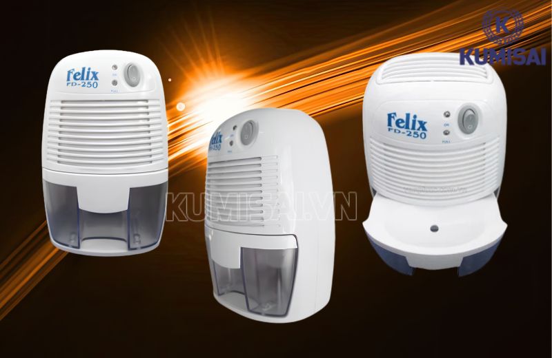 Máy hút ẩm mini Felix FD-250 chuyên dùng cho không gian siêu nhỏ Máy hút ẩm mini Felix FD-250 chuyên dùng cho không gian siêu nhỏ