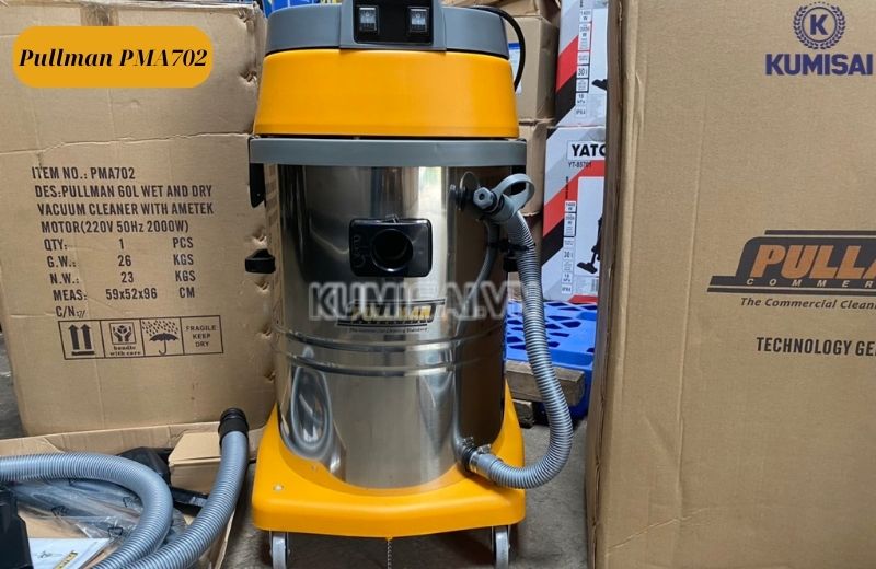 Máy hút bụi công nghiệp Pullman PMA702 Máy hút bụi công nghiệp Pullman PMA702