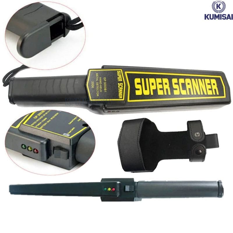Cấu tạo cơ bản của máy dò kim loại cầm tay Super Scanner GP3003B1
