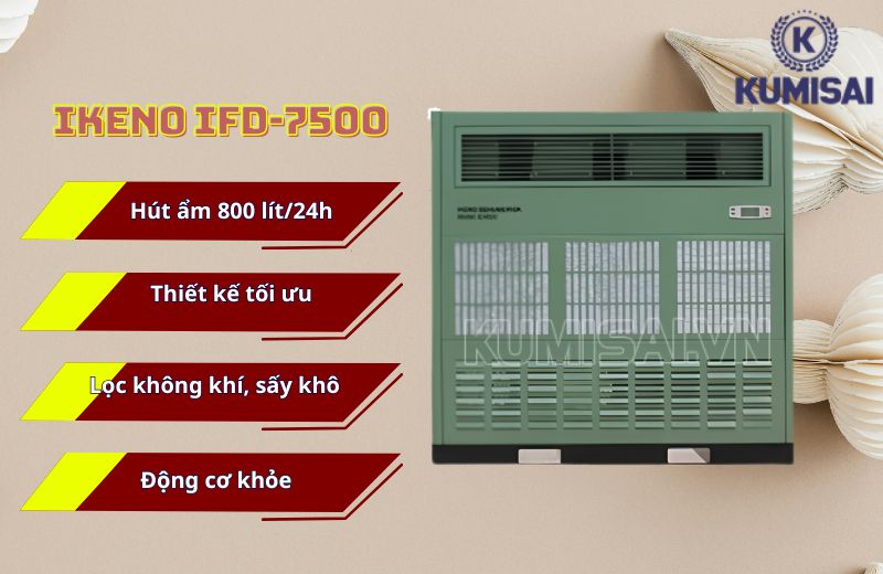 Thế mạnh đáng gờm của Ikeno IFD-7500 Thế mạnh đáng gờm của Ikeno IFD-7500