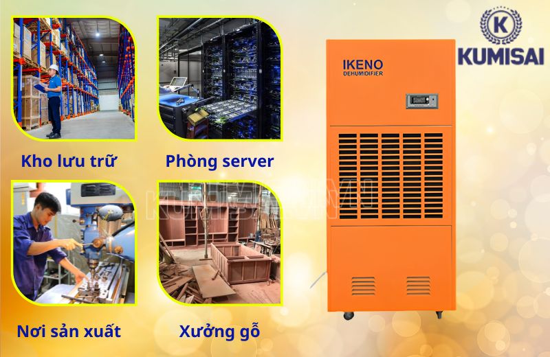 Thiết bị phù hợp với các phòng kín 100 - 200m2