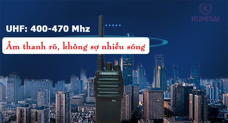 Âm thanh rõ, không sợ bị nhiễu sóng