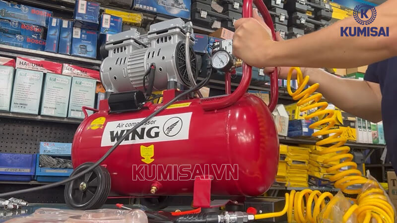 Áp suất máy không đạt do công suất yếu