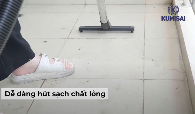 Hút chất lỏng nhanh chóng 