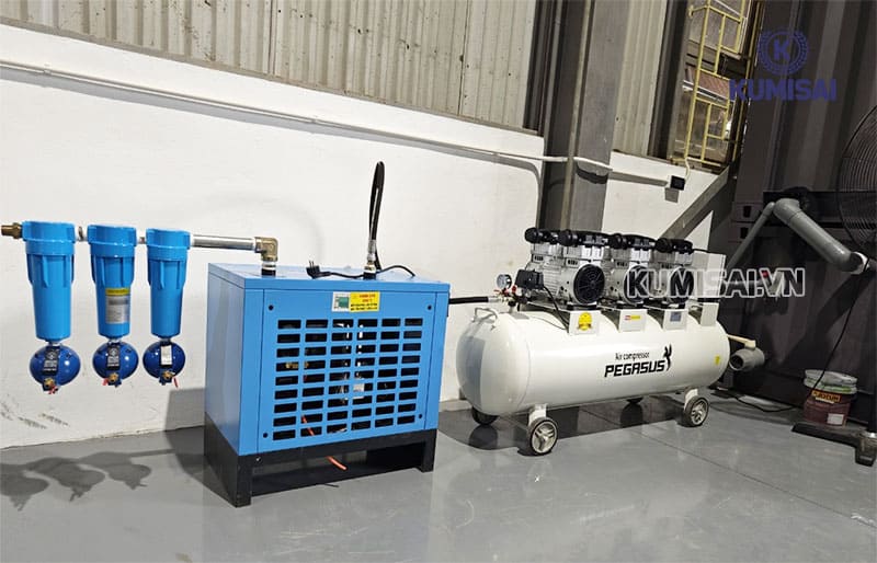 Kumisai Việt Nam – Địa chỉ bán máy nén khí 230 lít uy tín