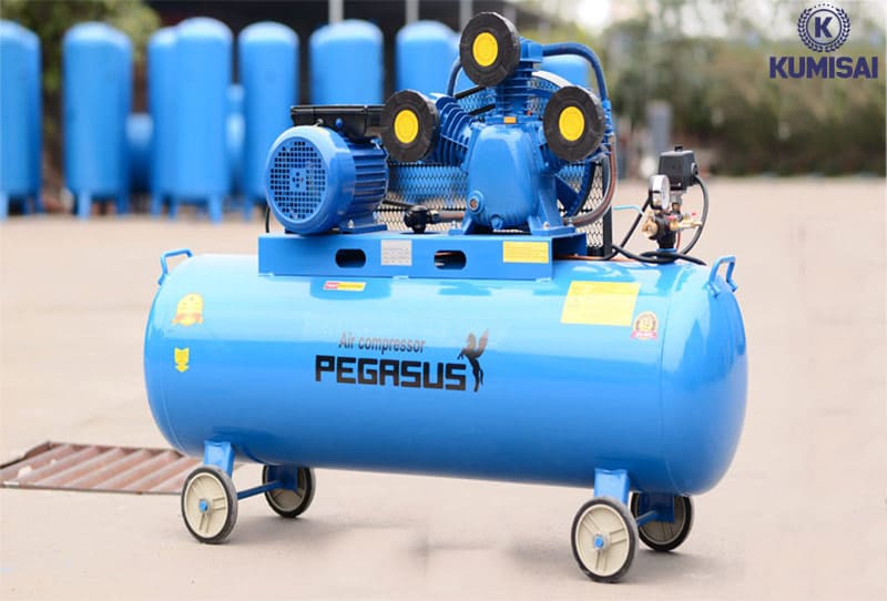 Công ty Kumisai - Cung ứng Máy nén khí dây đai Pegasus TM-W-0.36/8-230L giá tốt
