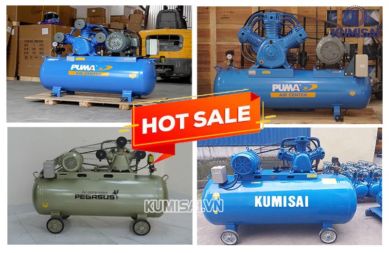 Máy nén khí Quy Nhơn Chính hãng, Đủ loại, Ưu đãi HOT