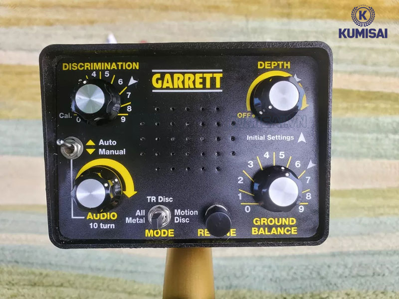 Bảng điều khiển của Garrett Scorpion Gold A8 trực quan 