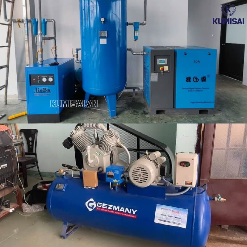 Quy trình bảo dưỡng máy piston và máy trục vít có sự khác biệt 