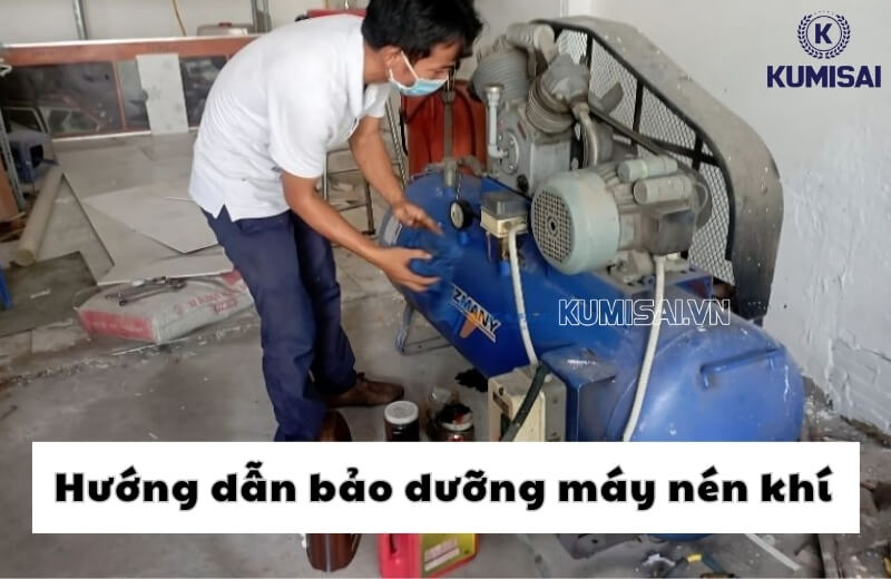 Cần bảo dưỡng máy nén khí định kỳ để giúp máy hoạt động tốt