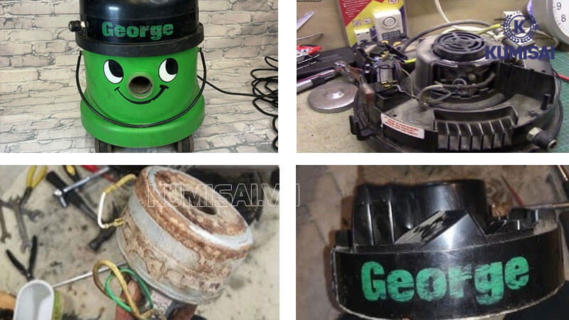 Bảo dưỡng máy phun hút giặt thảm Numatic GVE 370-2