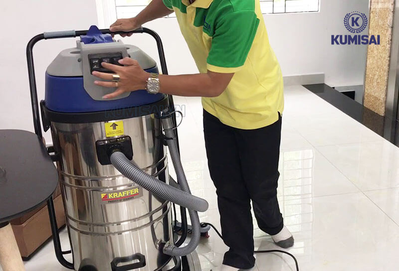 Bảo dưỡng máy hút bụi công nghiệp Kraffer đúng cách 