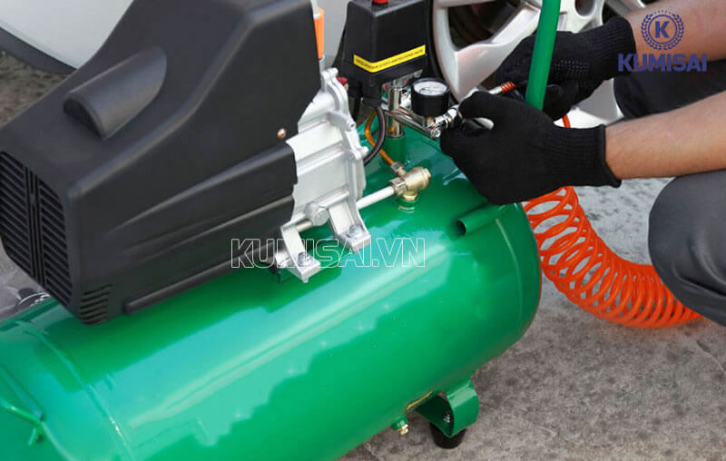 Bảo dưỡng máy nén khí mini đầu liền PEGASUS TM-0.08/8-B50 đúng cách 