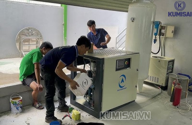Máy nén khí TLC dễ sử dụng và bảo dưỡng