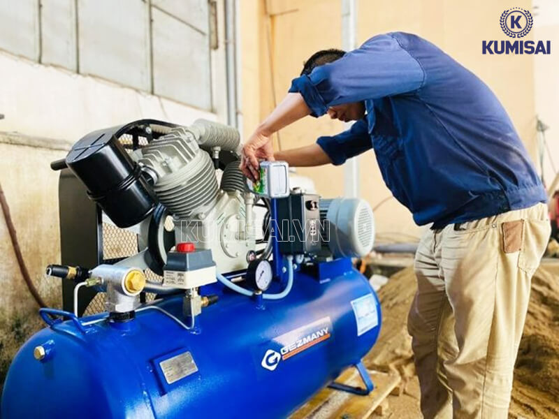 Máy nén khí piston cũng dễ dàng sửa chữa, bảo dưỡng