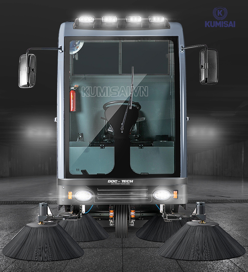 Hướng dẫn bảo dưỡng xe quét rác ngồi lái DQC - Tech 13F