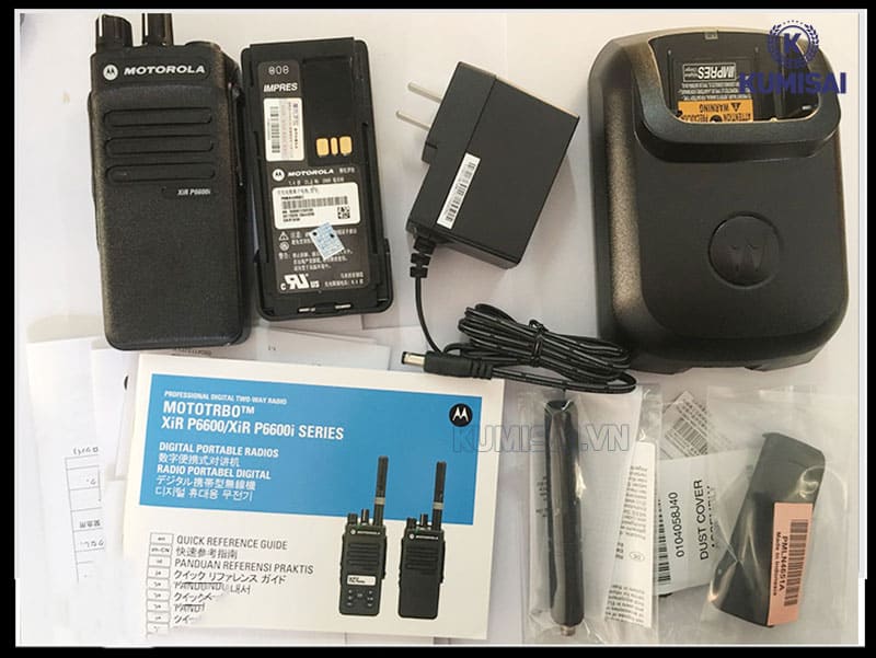 Bảo quản bộ đàm Motorola XIR P6600i đúng cách